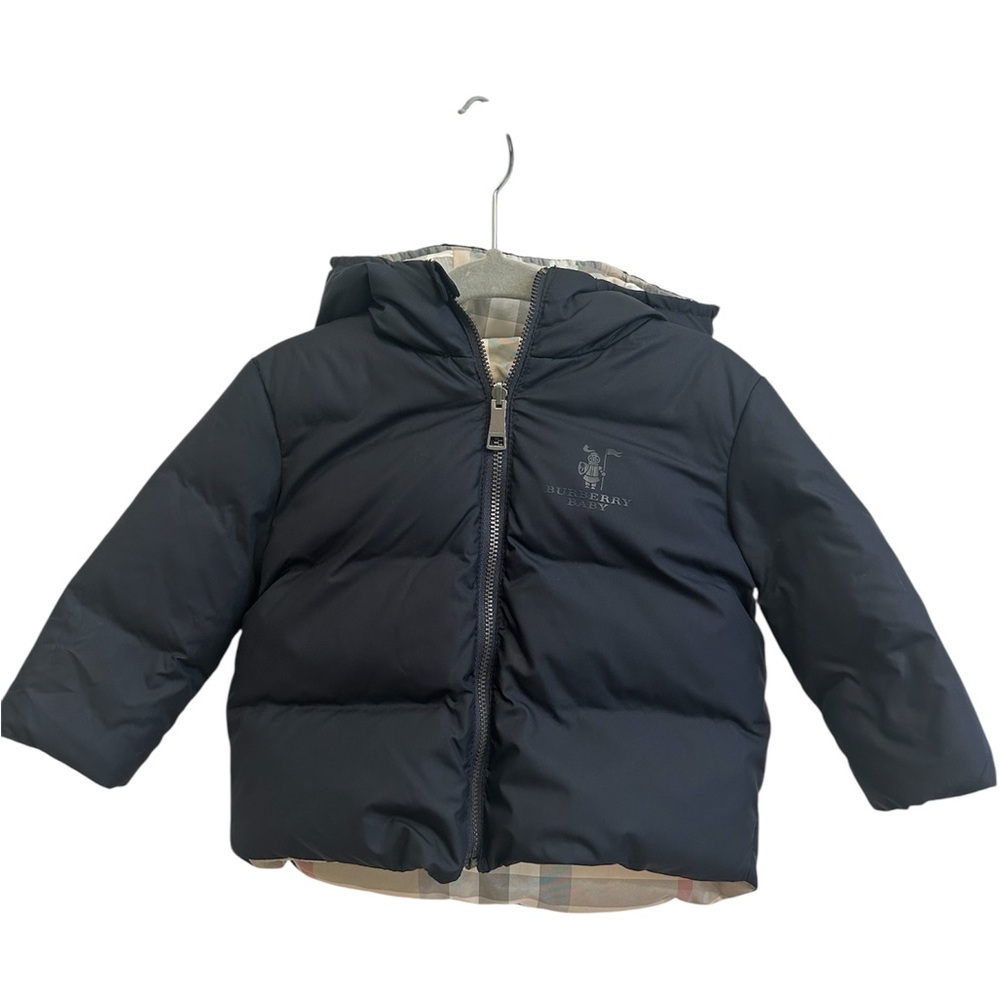 Burberry Baby Navy Puffer Winter Jacket